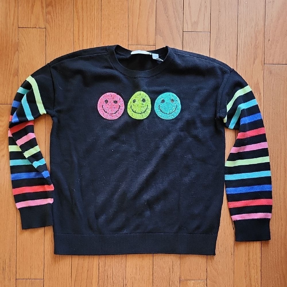 Girl's The Children's Place Smiley Sweater - Girl's Size 10/12